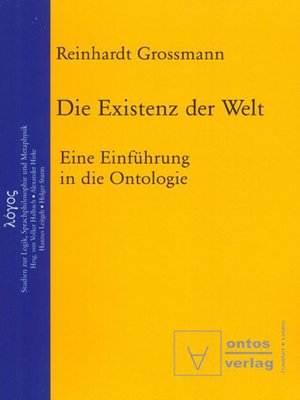 cover image of Die Existenz der Welt